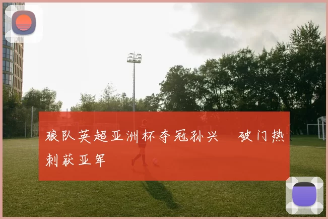 狼队英超亚洲杯夺冠孙兴慜破门热刺获亚军
