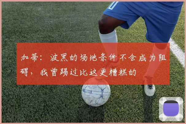 加蒂:波黑的场地条件不会成为阻碍,我曾踢过比这更糟糕的