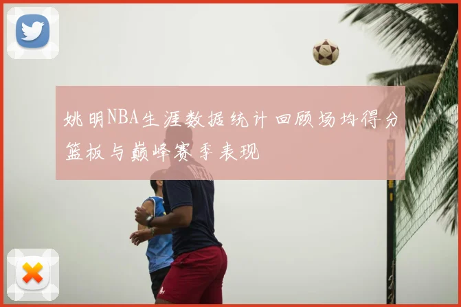 姚明NBA生涯数据统计回顾场均得分篮板与巅峰赛季表现