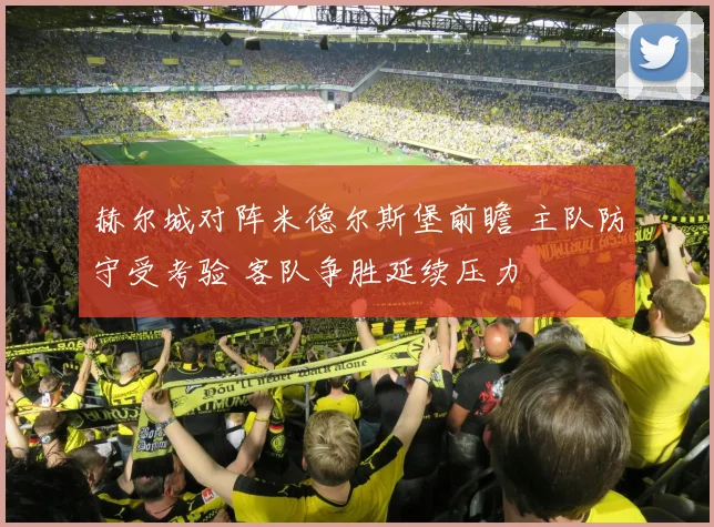 赫尔城对阵米德尔斯堡前瞻 主队防守受考验 客队争胜延续压力